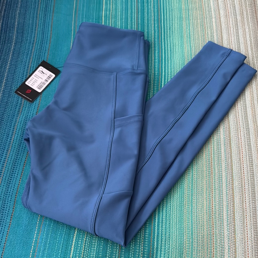 Peloton Blue High-Waist Leggings with Side Pocket